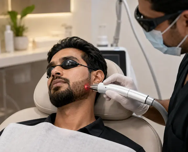 Laser Beard Shaping
